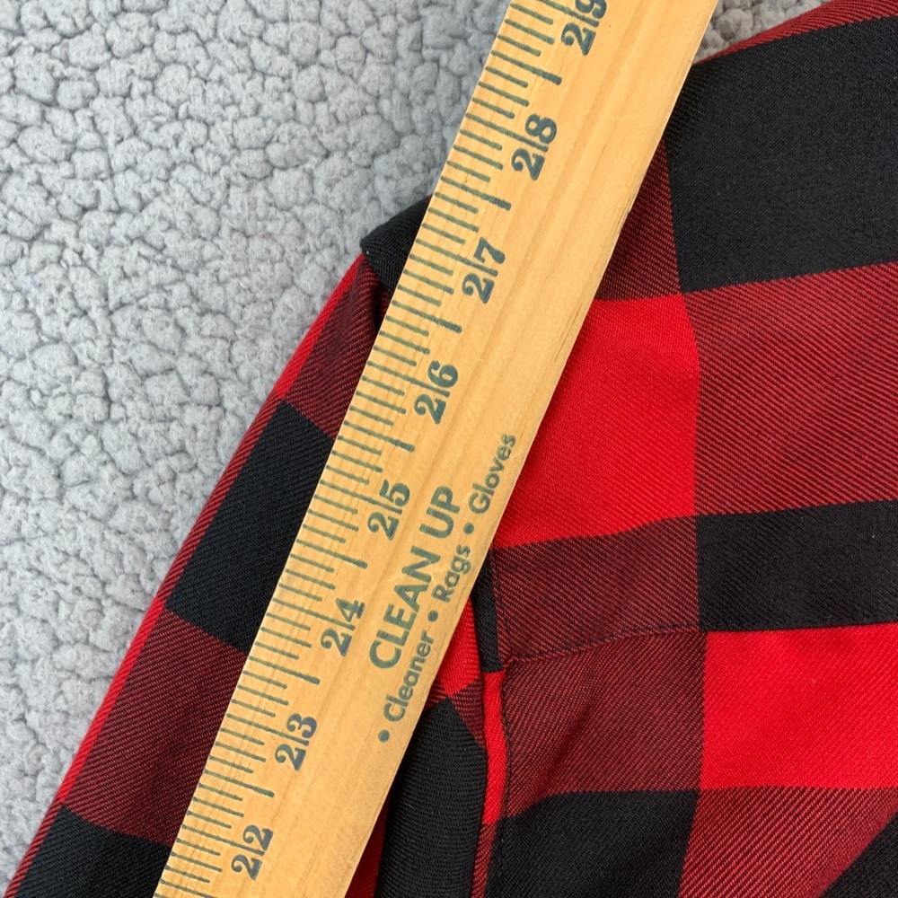 Dixxon Redrum Stephen King's The Shining Red Black Buffalo Plaid Flannel Medium - Picture 7 of 7